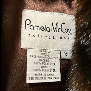 Women faux mink coat